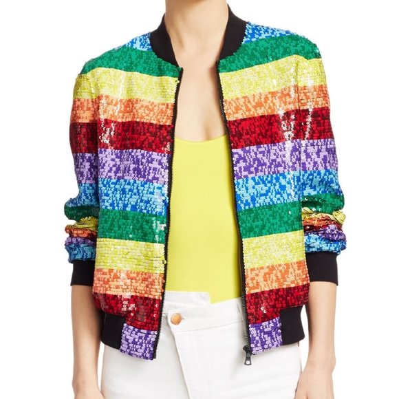 alice olivia bomber